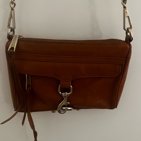Rebecca Minkoff Mini Mac Crossbody- tan - Picture 3 of 3